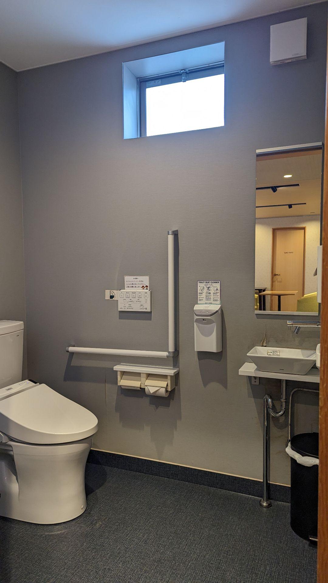 共用部1F障害者用トイレあり
