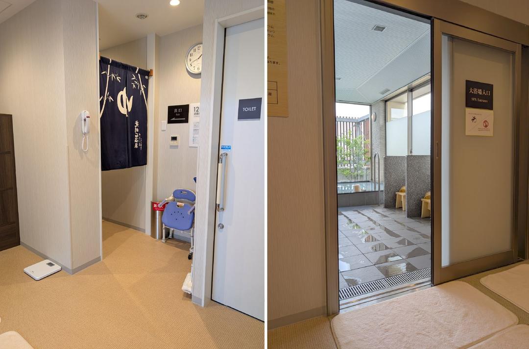 大浴場男湯出入口