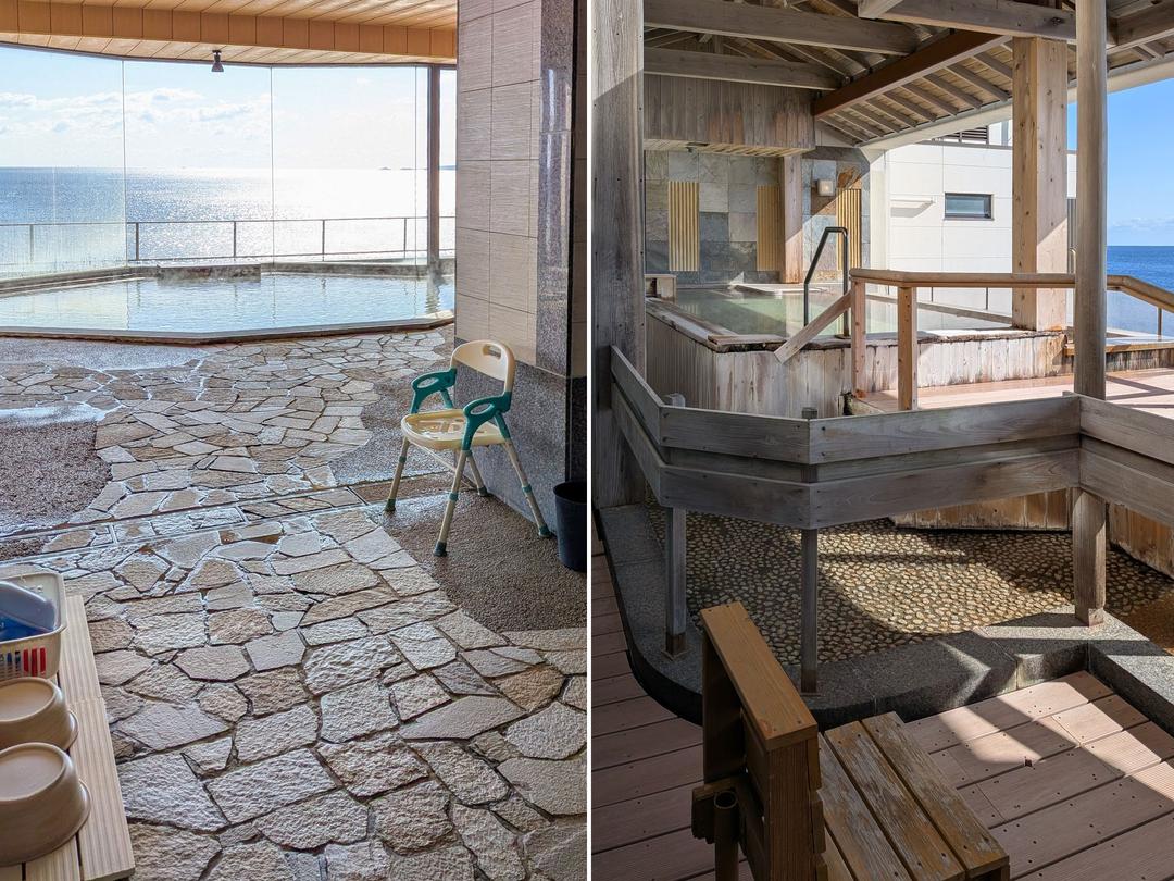 大浴場 露天風呂段差あり シャワーチェアあり